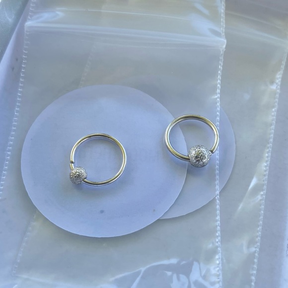 💕NIB Stardust Captive Bead Septum/Nose Ring Hoop💕 - Picture 10 of 14